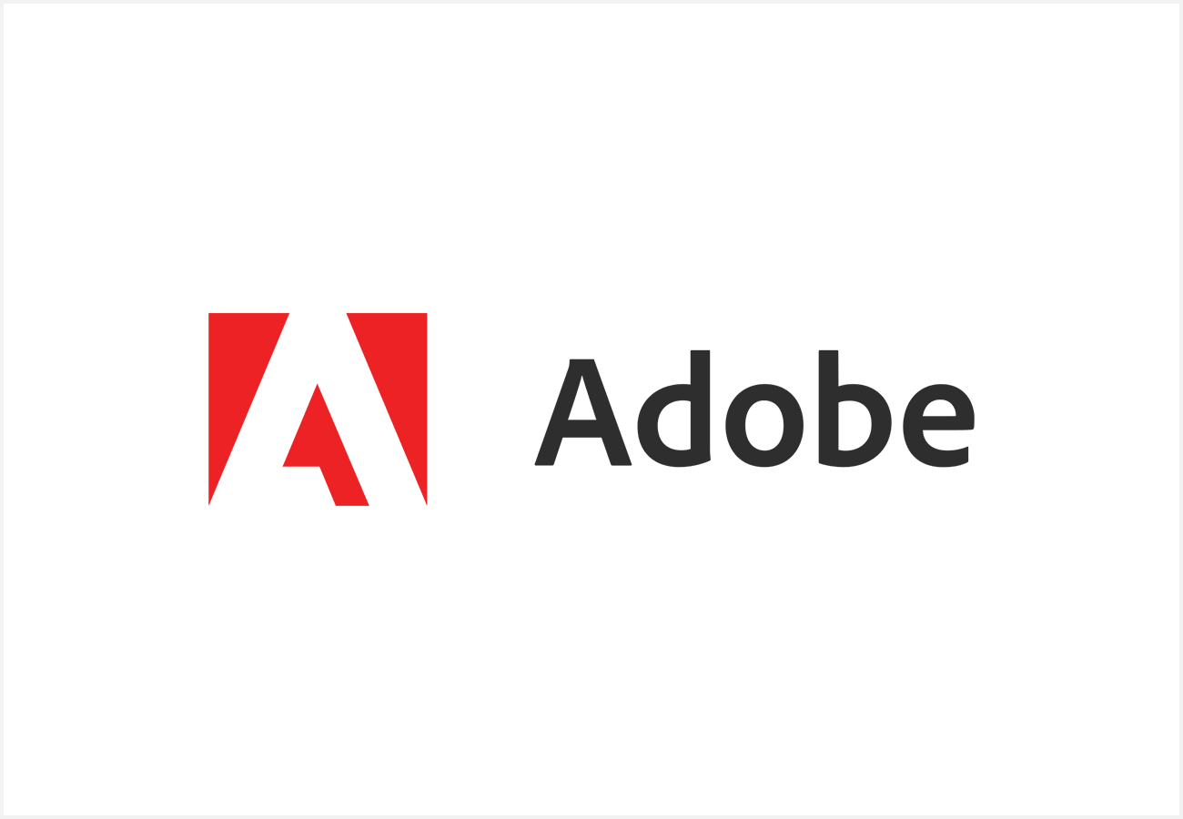 Adobe mjukvara