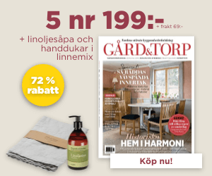 Gård & Torp + linoljesåpa och handdukar i linnemix