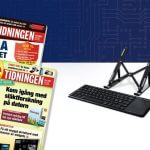 PC-tidningen + Stativ och tangentbord för hemmakontor